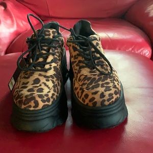 F21 Cheetah Print Platforms